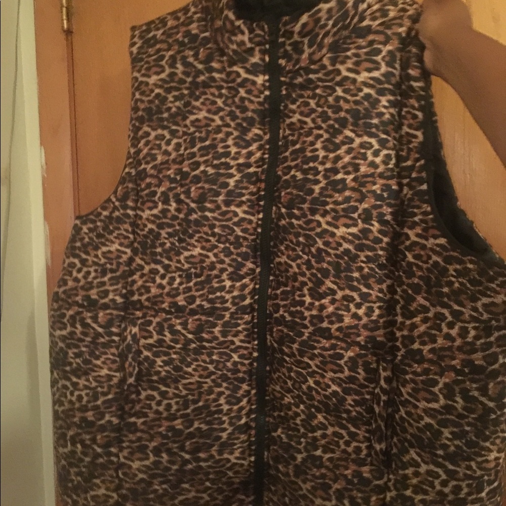 Cheetah vest.